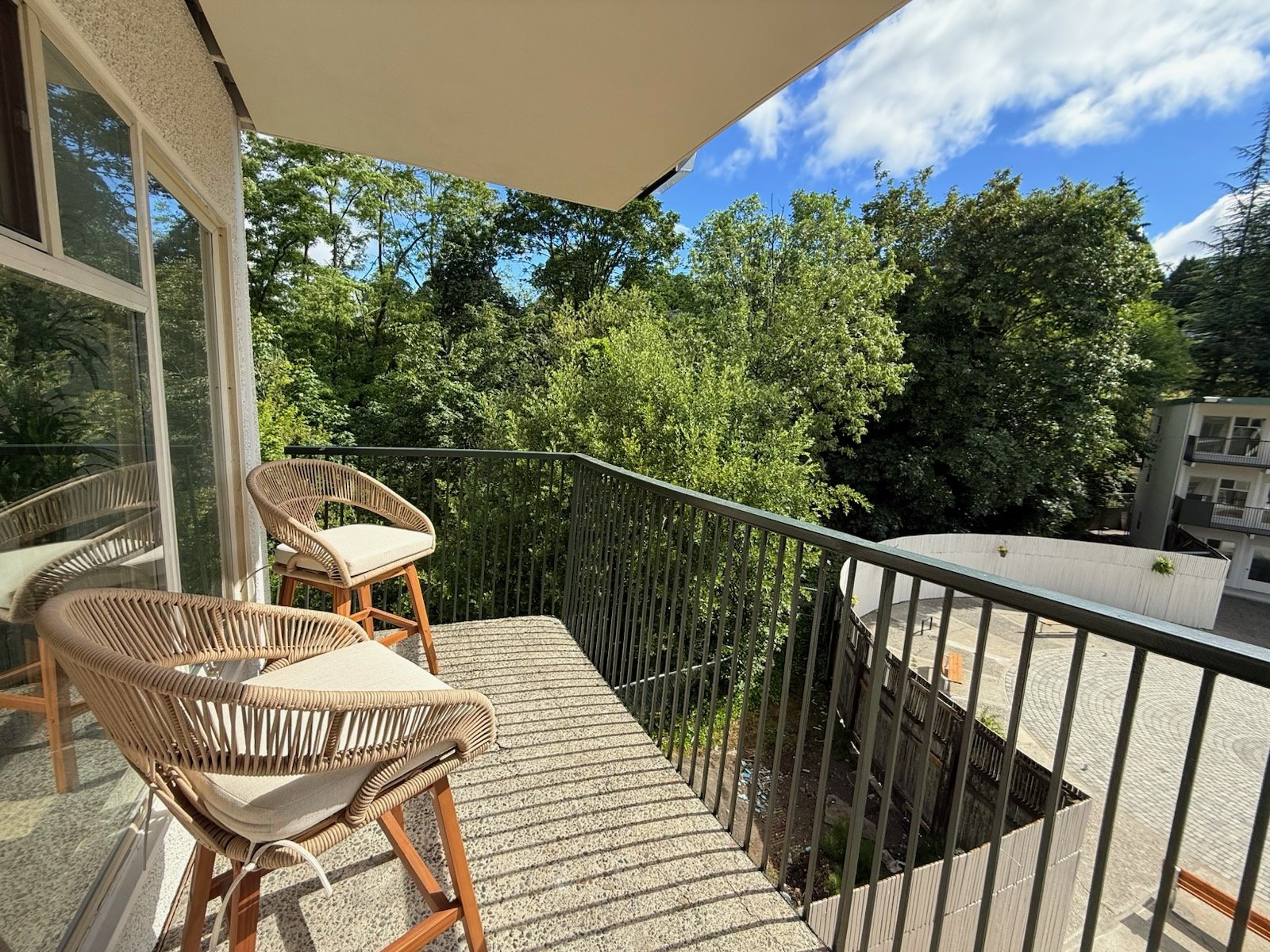 Private balcony