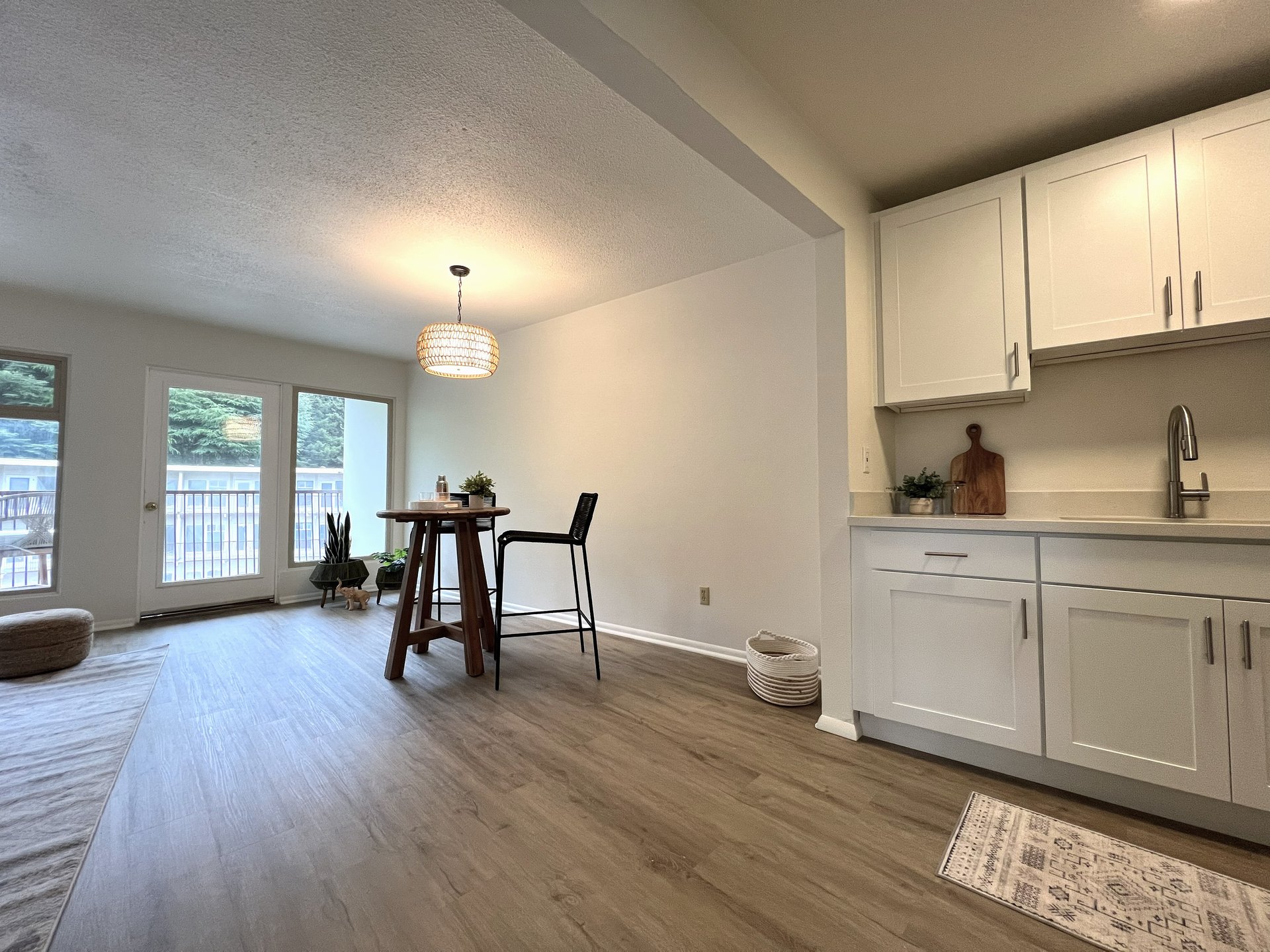 Crescent Apartments living room